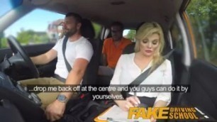 Fake Driving School Big Sticky Facial Finish For Hot Busty Posh Examiner Max Deeds Porn 3some drunken mature