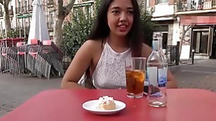 Shameless teen shows her naked body in a shop and gets the whole &#'hood horny