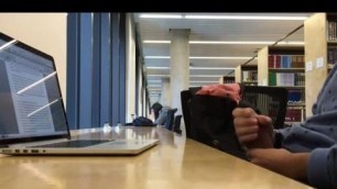Flashing in Front of Teens at Library with Thick Dick