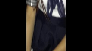 Asian Teen in Schoolgirl Costume Fucked
