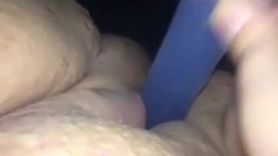 BBW Playing with her Tight Pussy and an 8 Inch Dildo