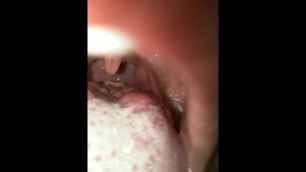 Chinese girl uvula