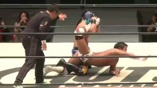 submission leg split Japanese pro-wrestling