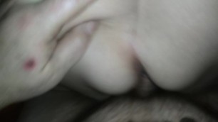Husbands friend eating and fucking my wet pussy while husband naps
