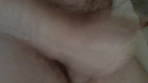 Bearded Chubby Dreaming and Eating his own Cum