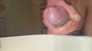 Slow Pissing BvdH Squeezes Out A Drip Of Precum @ The End