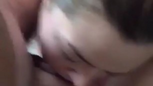 2 Sexy girls slurping on his lucky cock