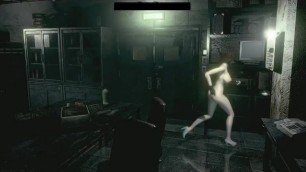 Let's Play Resident Evil HD Remastered Nude Jill Valentine Mod Part 19