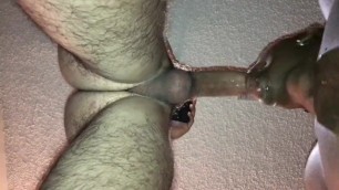 Sexy Latino Guy making me Gag on his Fat Cock!