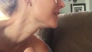 Classy Elegant Wife Sucking Cock Giving Some Head At Home