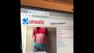 Omegle girl watching me cum with show