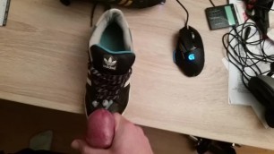 cum on girly sneakers