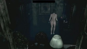 Let's Play Resident Evil HD Remastered Nude Jill Valentine Mod Part 15