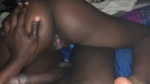 Sexy phat ass ebony getting dicked down Good