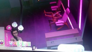 Succubus sim fucking a human sim in a massage chair