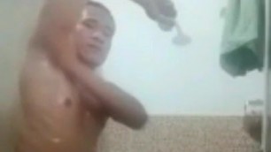 Pinoy Hunk taking a shower