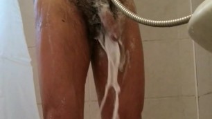 dad hard in the shower