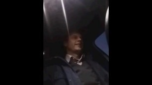 daddy cum in the CAR