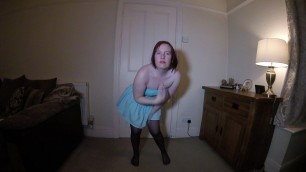 Wife Dancing in Miniskirt and Boob Tube