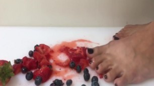 Anya S. - Crushing Fruit Barefoot