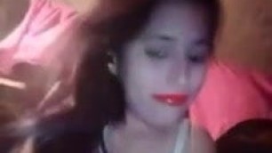 WhatsApp video call with beautiful girl showing pussy