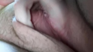 Finger fucking my pussy in bed this morning ;)