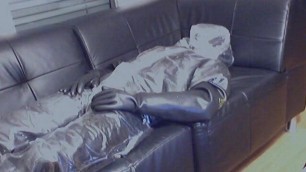 Suffocation in fullrubber + transparent PVC
