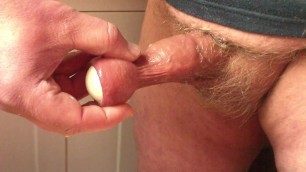 Floppy foreskin with pissing