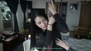 Asian beauty tickled