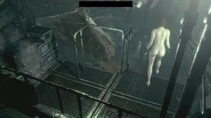 Let's Play Resident Evil HD Remastered Nude Jill Valentine Mod Part 9