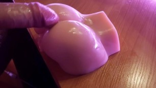 Beautiful bubble ass doll fucked and spanked