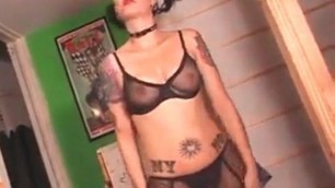 My Sexy amateur with pierced nipples and tattoos