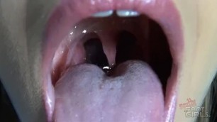 Skylar Swallows You And Sexy Uvula
