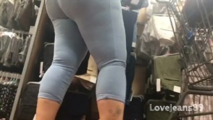 big ass latina in jeans public