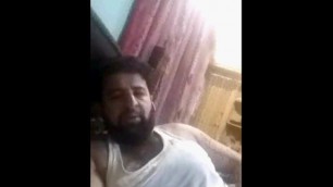 Kalim Ullah masturbate his self in messenger call video