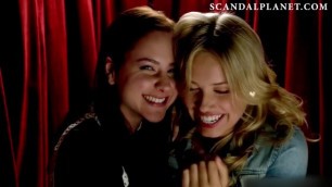 Gracie Dzienny & Haley Ramm Lesbian Kiss On ScandalPlanet.Com
