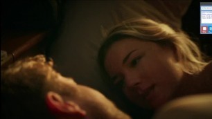 Emily VanCamp soles of feet wrinkled zoom making out in bed - The Resident