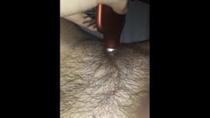 Polish teen slut toying her pussy with hairbrush