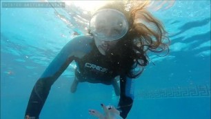 Wetsuit Snorkel Gear Babe Underwater