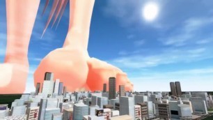 Giga Giantess Crush MMD Animation
