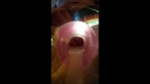 Cumming inside a fleshlight - internal