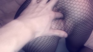 Amateur Hardcore fishnet fun! 3rd Video with beautiful snapchat girl