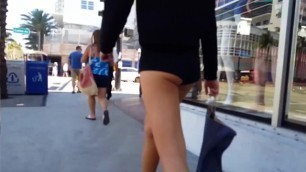 Checky teen ass with bf candid Creepshot