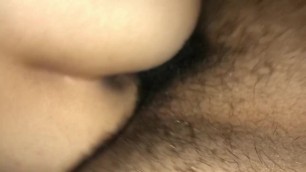 Teen creamy pussy loves taking in big dick (POV)