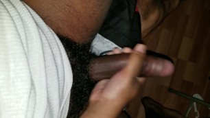 BIG BLACK COCK GETTING STROKED