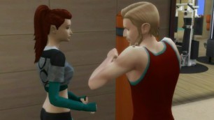 The Sims 4 Gym locker room Sex