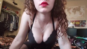 Beautiful Goddess degrades you and makes fun of your tiny dick!