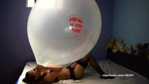 Can you dare Blow2Pop My BIG,BIG Balloon????