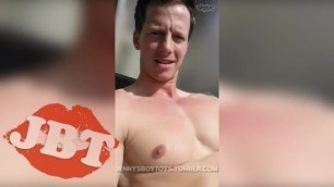 Dutch Guy Jerking Off On His Balcony