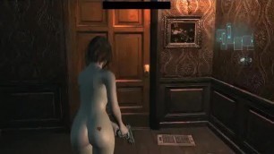 Let's Play Resident Evil Revelations Nude Jill Valentine Mod Part 3